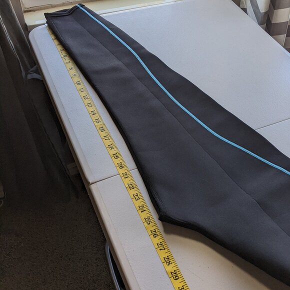 GoldFin neoprene wetsuit, black and turquoise - Picture 13 of 14